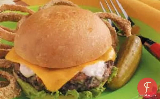 Schwarze Bohnen-Reis-Burger