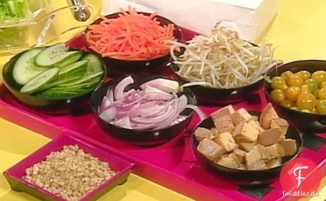 Thai-vietnamesische Salatbar Supreme