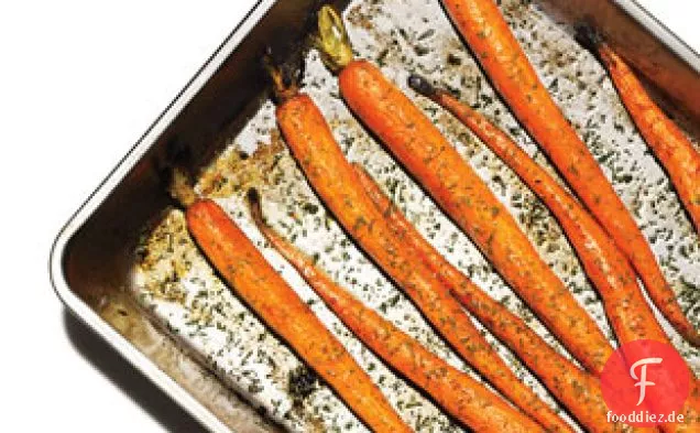 Geröstete Karotten mit Dill