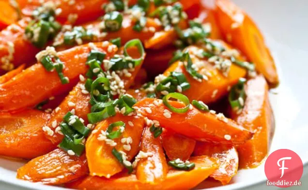 Gebratene Karotten Mit Sesam-Ponzu-Vinaigrette