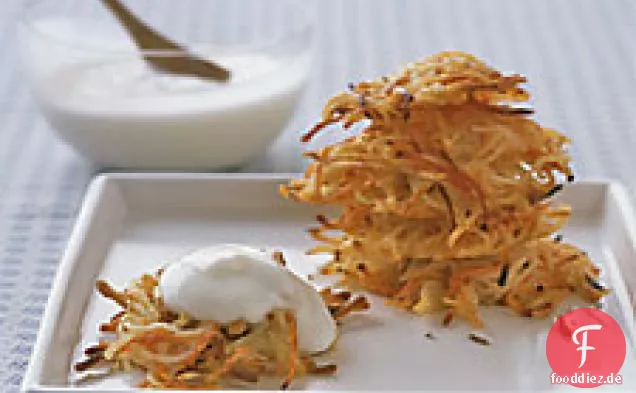 Karotten-Kartoffel-Latkes