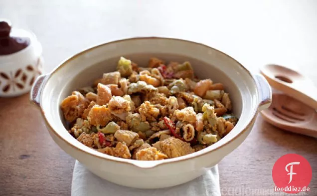 Karotte & Walnuss Pesto W / gebackenes Gemüse und Vegeroni