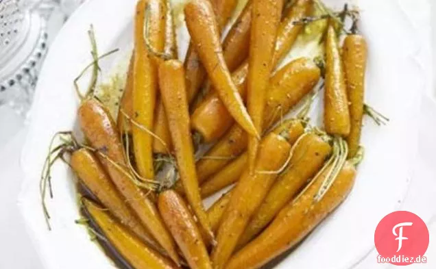 Honig-glasierte Karotten