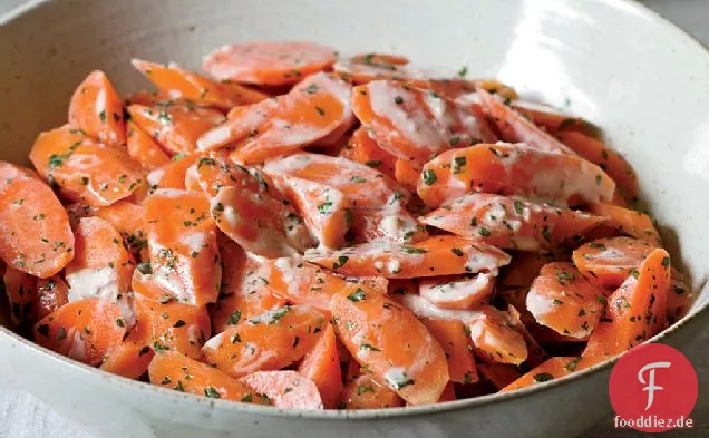 Karotten mit Tahini Dressing