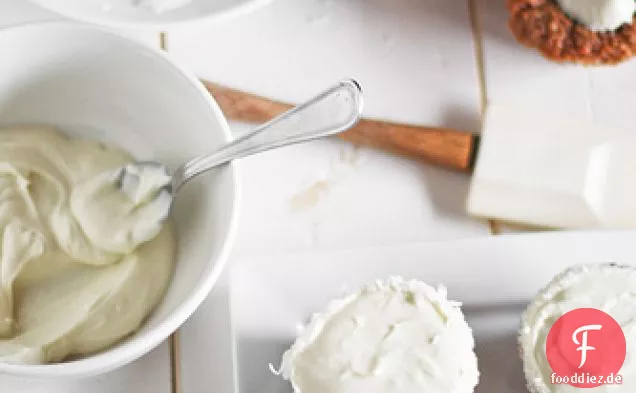 Karotten-Cupcakes Mit Frischkäse-Zuckerguss