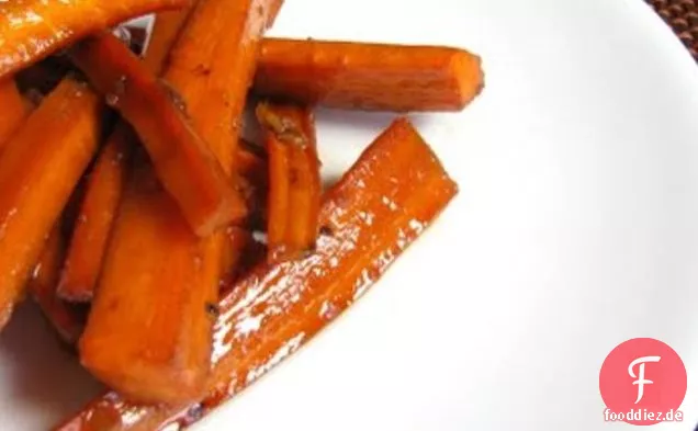 Asiatische geröstete Karotten