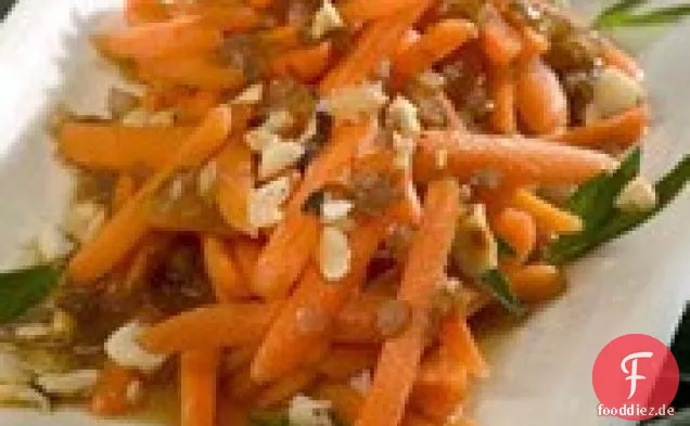 Spektakuläre Marsala Glasierte Karotten Mit Haselnüssen