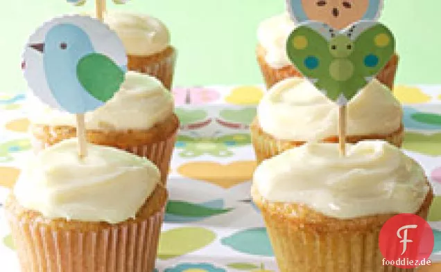 Karotte-Kuchen Mini Cupcakes