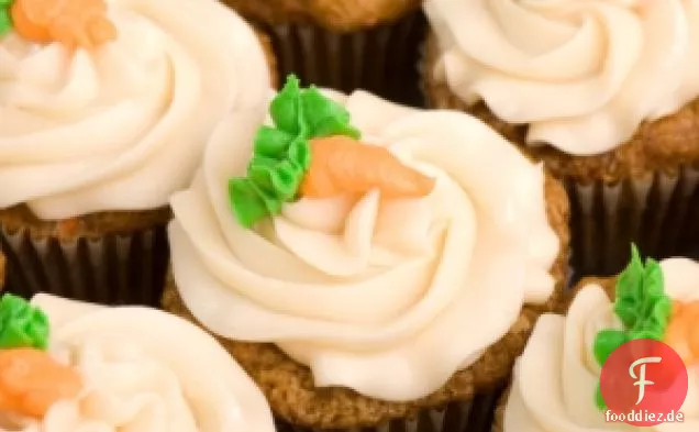 Georgetown Cupcake 50-Kalorien-Mini-Karotten-Cupcakes