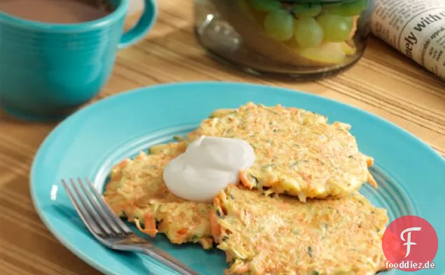 Zucchini-Und Karotten-Latkes