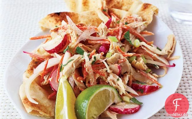 Hühnersalat mit Kreuzkümmel-duftender Karotte Raita