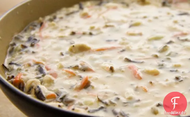 Hühnchen-Wildreis-Suppe