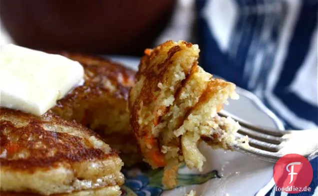Mais-Karotten-Pfannkuchen