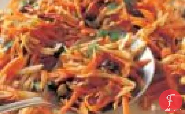 Nordafrikanisch-gewürzter Karotten-Pastinaken-Salat