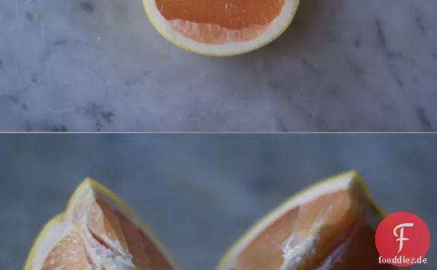 Limetten-, Grapefruit- und Ingwersaft