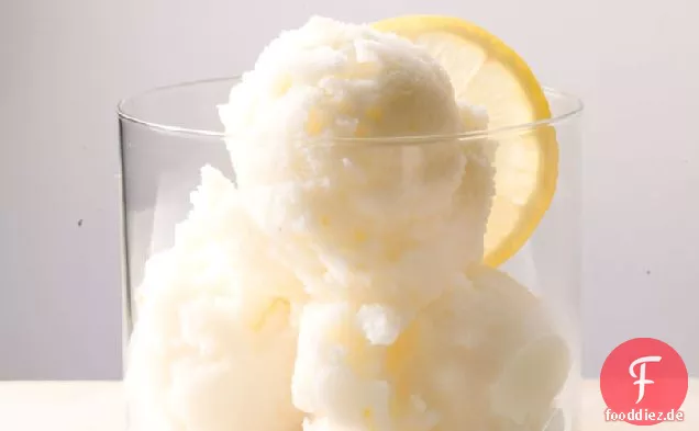 Zitrone-Ingwer gefrorener Joghurt