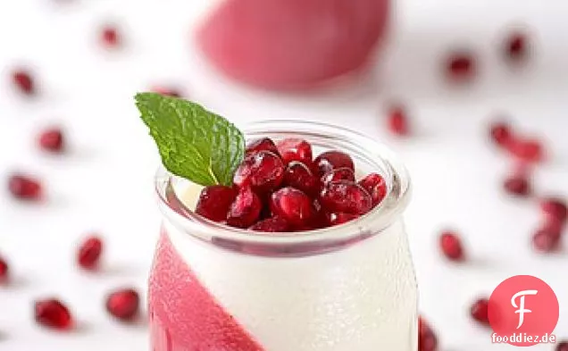 Granatapfel-Hibiskus-Tee Und Honig Ingwer Joghurt Verrines