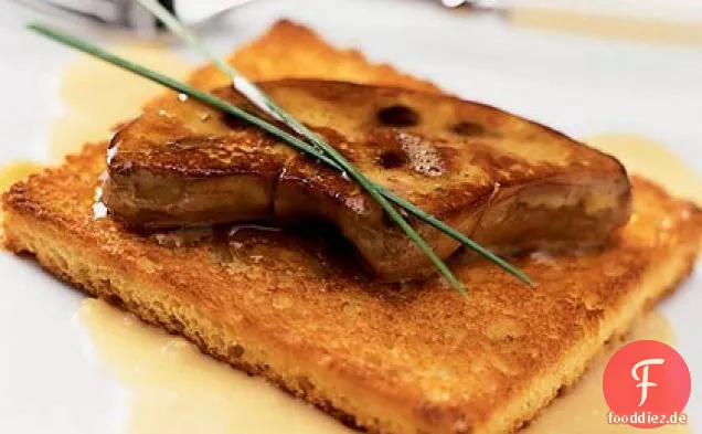Gebratene Foie Gras mit Ingwercreme