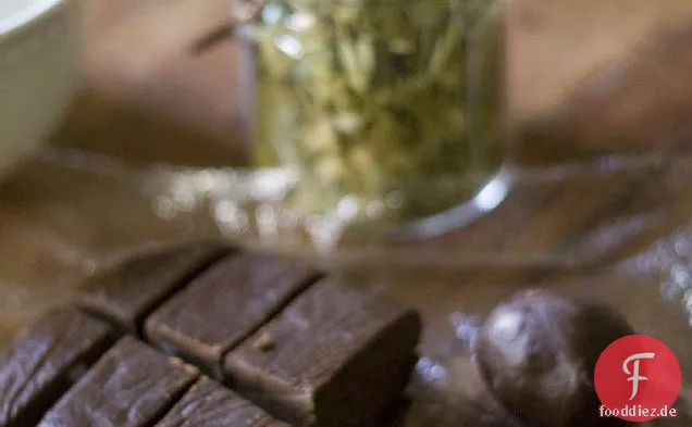Ingwer Weiße Schokolade Blondies