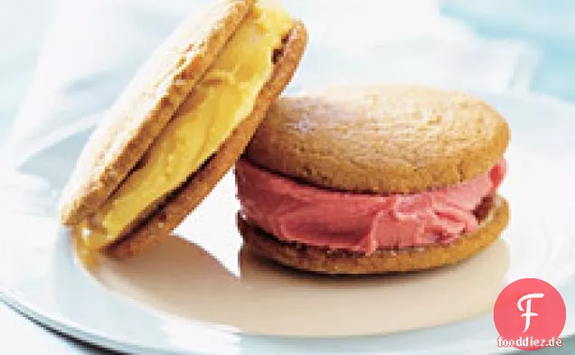 Ingwer Cookie-sorbet-Sandwiches