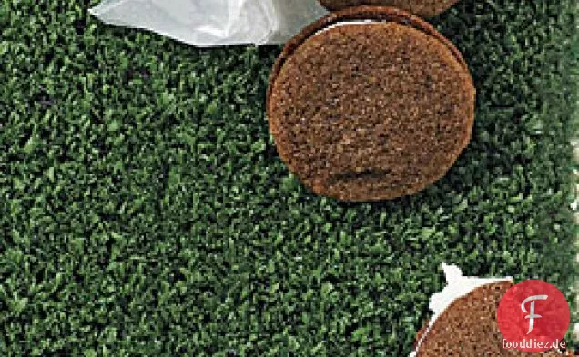 Ingwer-Gewürz-Sandwich-Kekse mit Zitronencreme