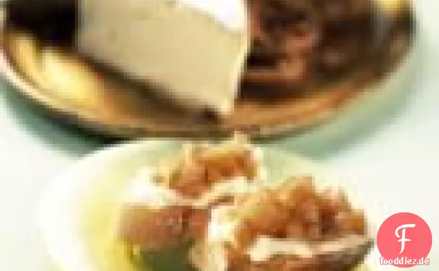 St.-andré-Käse Mit Ingwer-Birnen