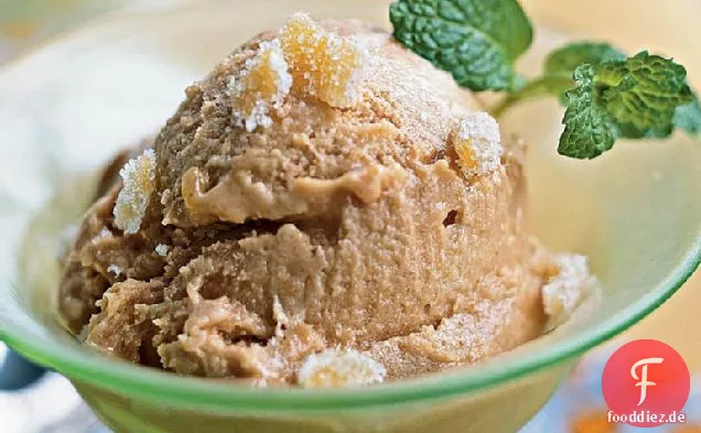 Guave-kandiertes Ingwer-Gelato