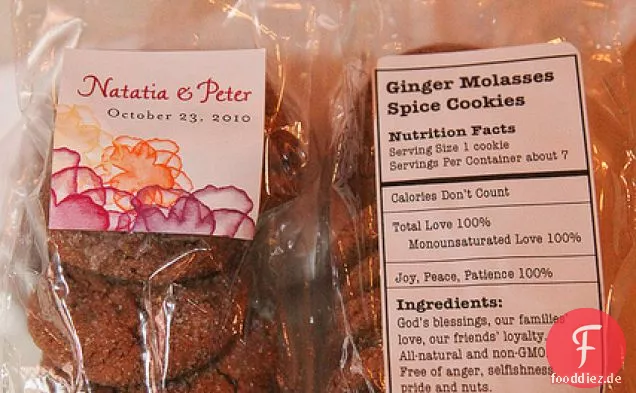 Ingwer Melasse Gewürz Cookies