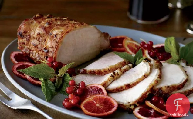 Ahorn Zucker-Ingwer Schweinebraten