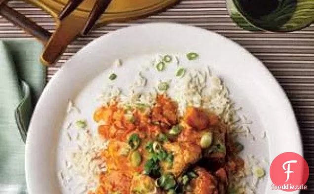 Slow-Cooker Curry Chicken mit Ingwer und Joghurt