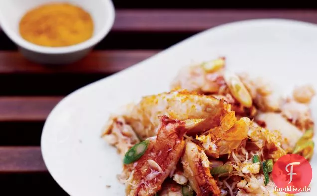 Krabbensalat mit Ingwer und getrockneter Orangenschale