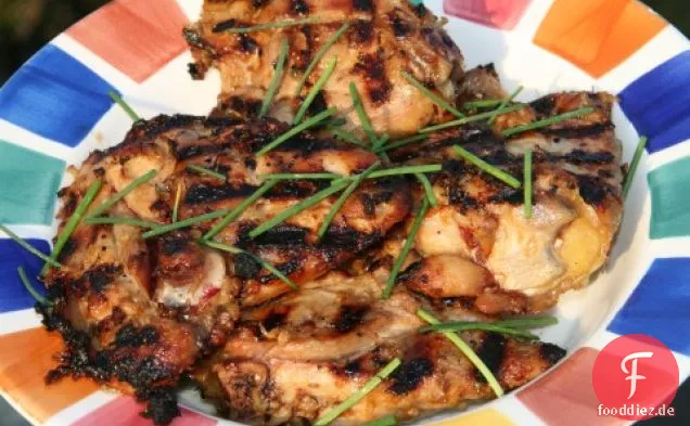 Gegrilltes Zitronengras-Ingwer-Huhn