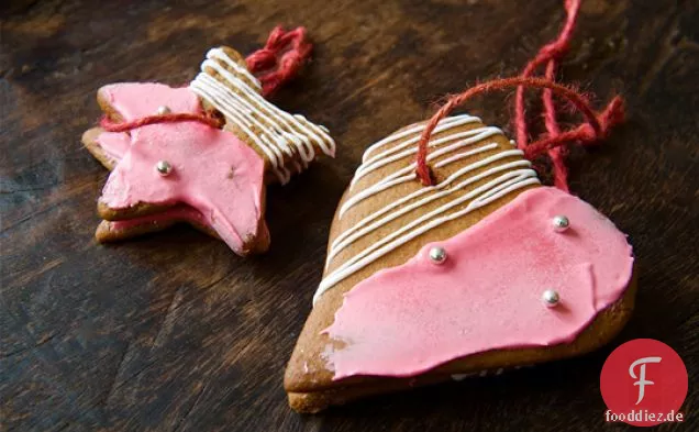 Festliche Ingwer Weihnachten Cookies & Ornamente Urlaub Gast