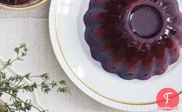 Gelierte Cranberry-Ingwer-Sauce