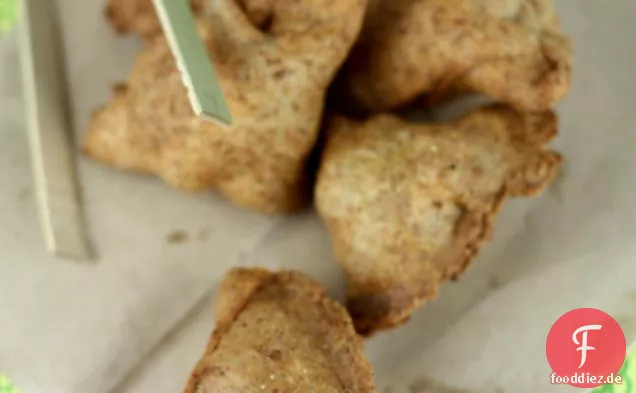 Samosas (mit Vollkornteig & Süßkartoffelfüllung)