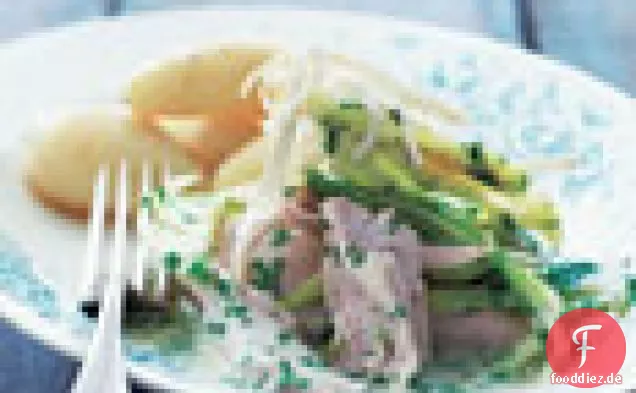 Huhn in Meerrettich-Kerbel-Sauce