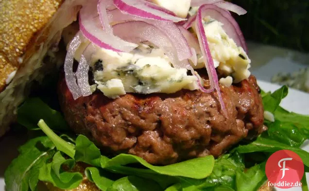 Meerrettich-Roquefort-Burger