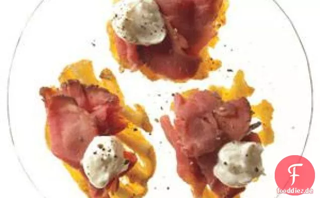 Roastbeef und Meerrettich-Häppchen