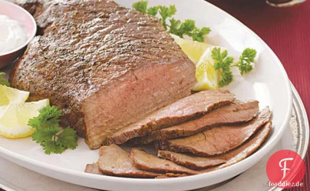 London Broil mit Meerrettichsauce