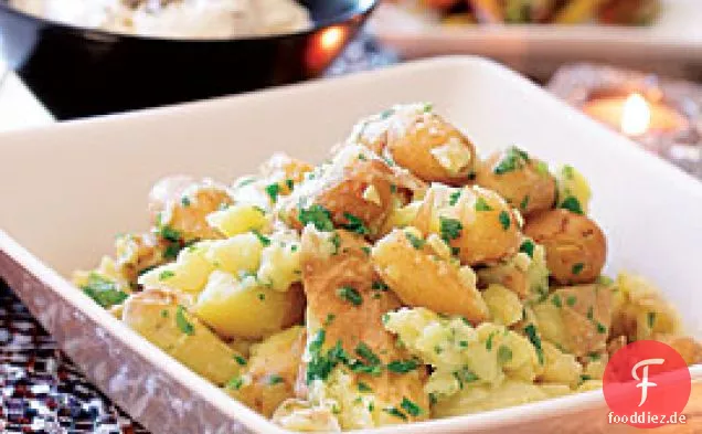 Kartoffelpüree mit Meerrettich Crème Fraîche