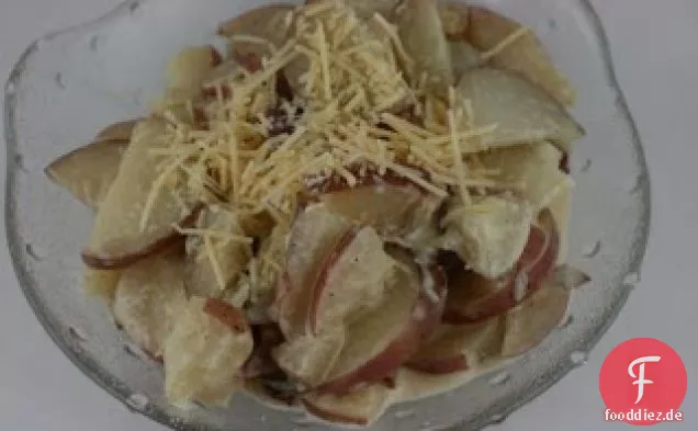 Crockpot Meerrettich Scalloped Kartoffeln