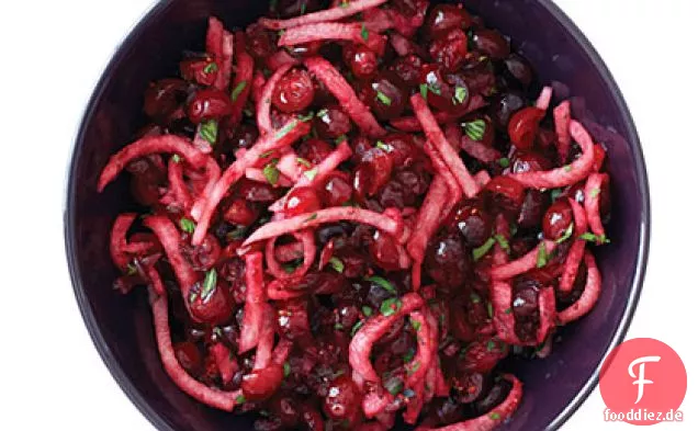 Cranberry, Jicama und Cilantro Salsa