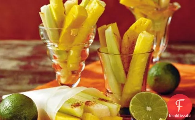 Würziges Obst und Gemüse mit Limette