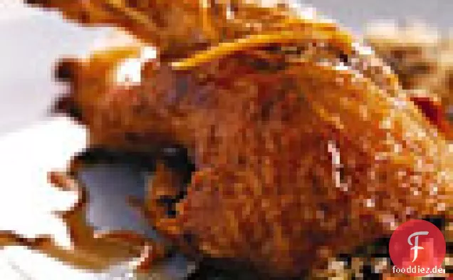 Glasierte Ente mit Clementinensauce