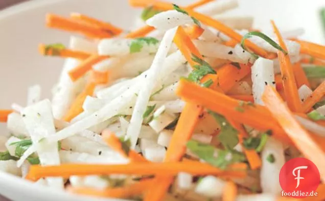 Jicama und Karottensalat