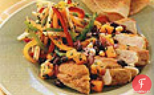Drei-Pfeffer-Slaw mit Chipotle-Dressing