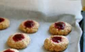 Zuckerfreie Daumenabdruck Marmelade Cookies