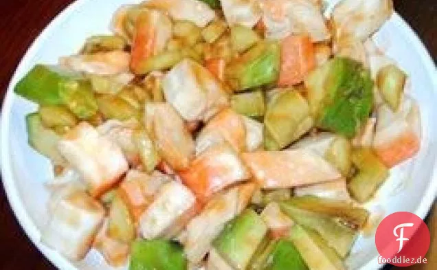 Langusten, Krabben und Garnelen Ceviche