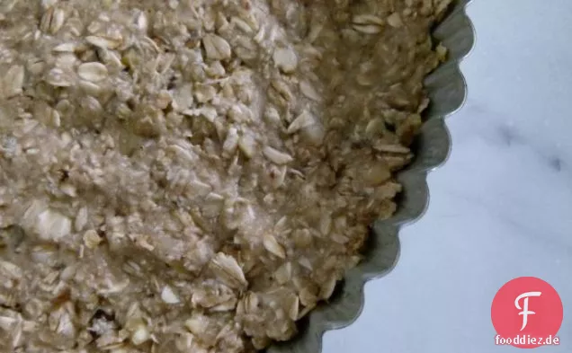 Glutenfreie, vegane Birnen-Cranberry-Torte