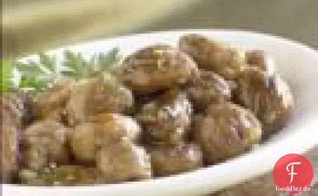 Ganze Geschmorte Kastanien(marrons Braisés)